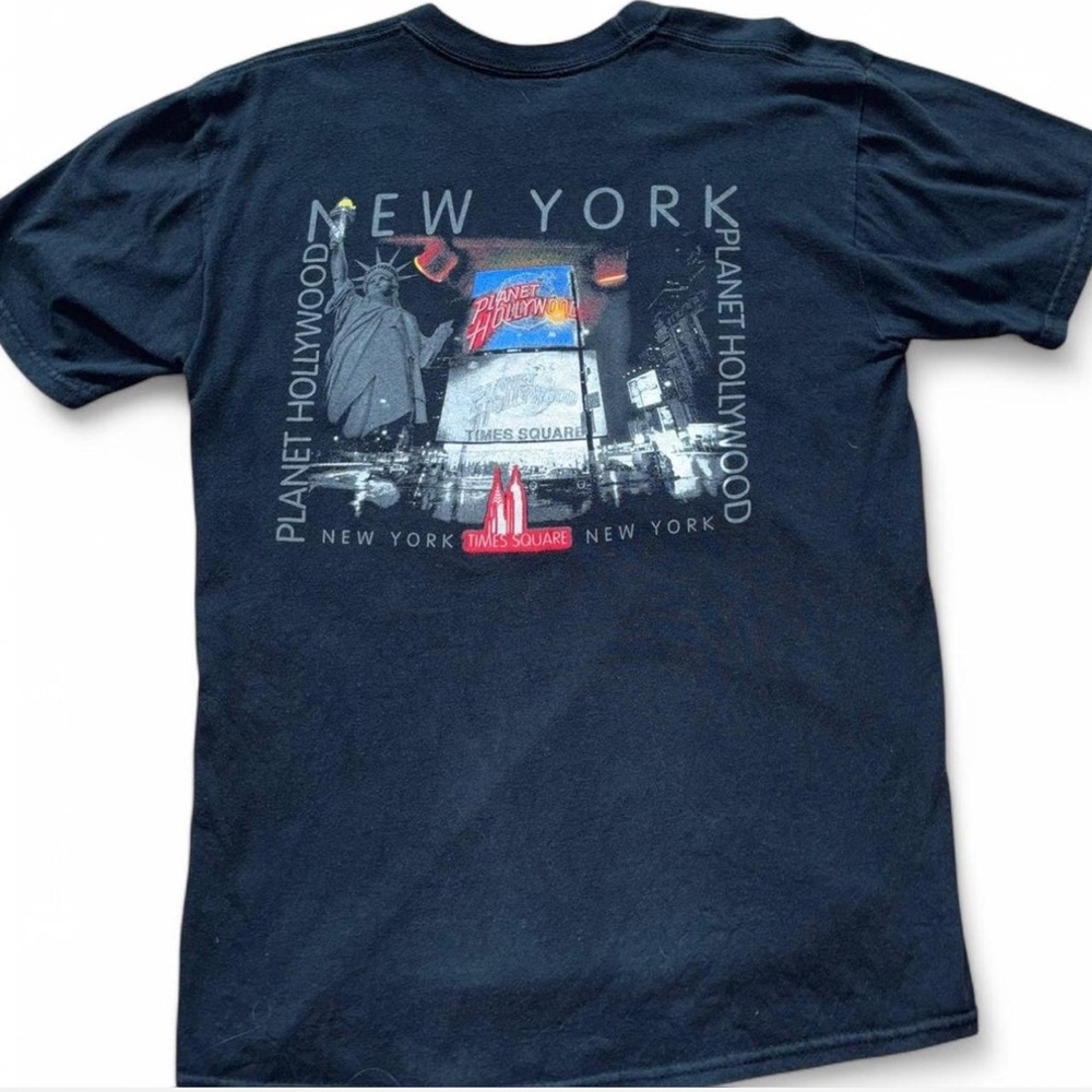 Planet Hollywood New York City black cotton t-shirt
